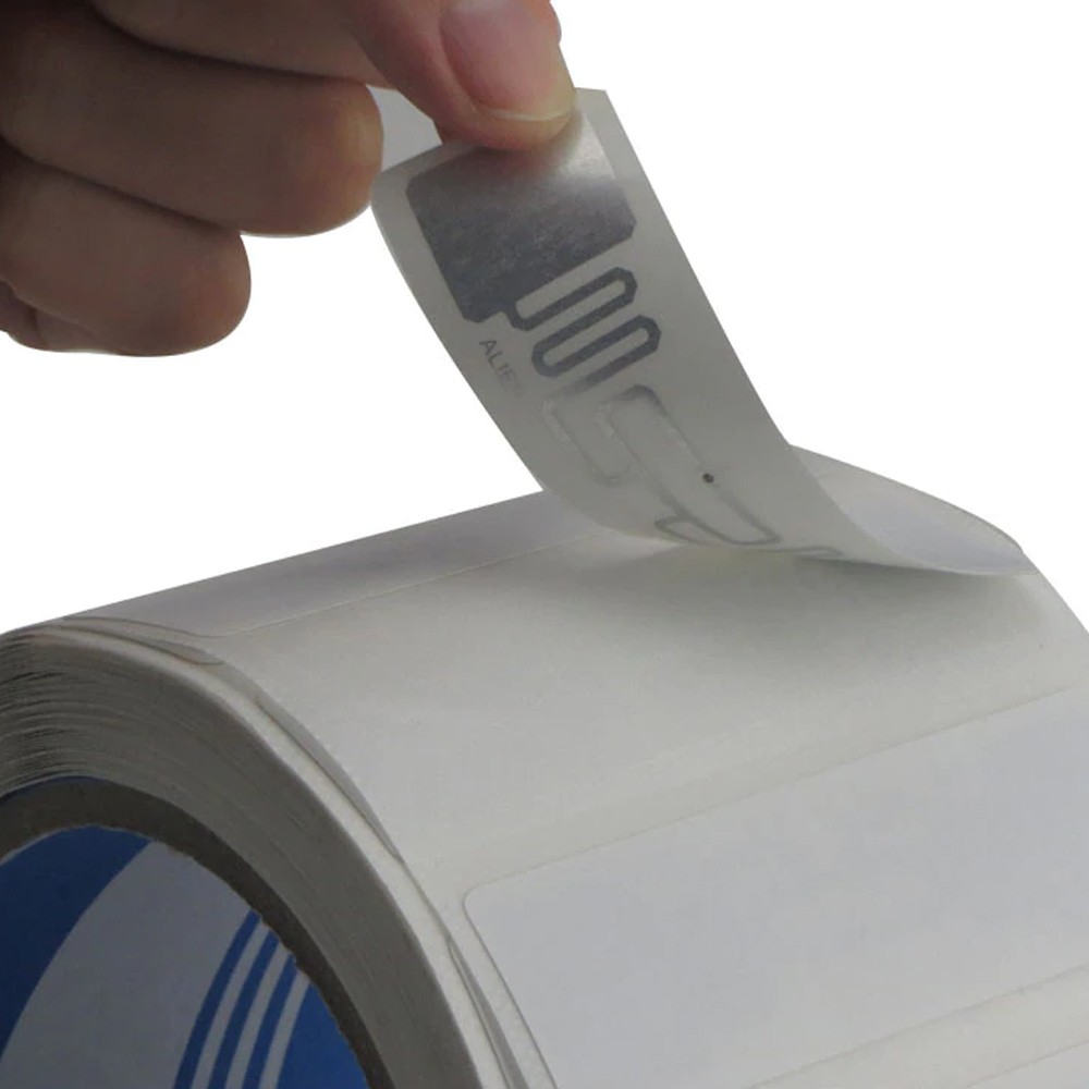 Eticheta autoadeziva UHF RFID 60x21 mm, anti-metal, Chip Monza R6-P, transfer termic - imagine 7